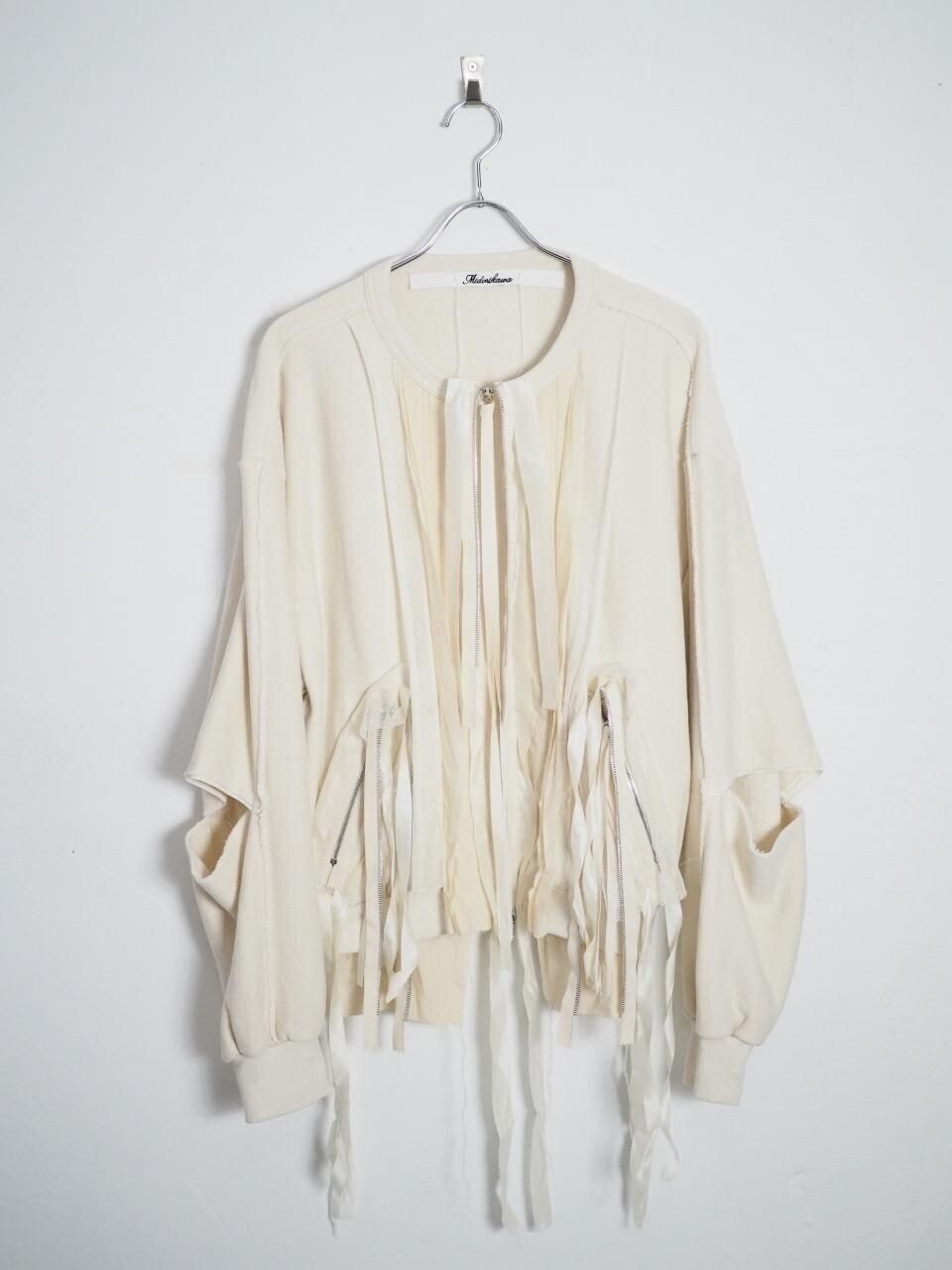 Midorikawa FULL ZIP SWEAT -IVORY-