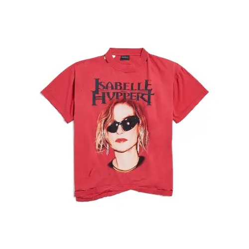 Balenciaga Isabelle Boxy Tシャツ フェードレッド