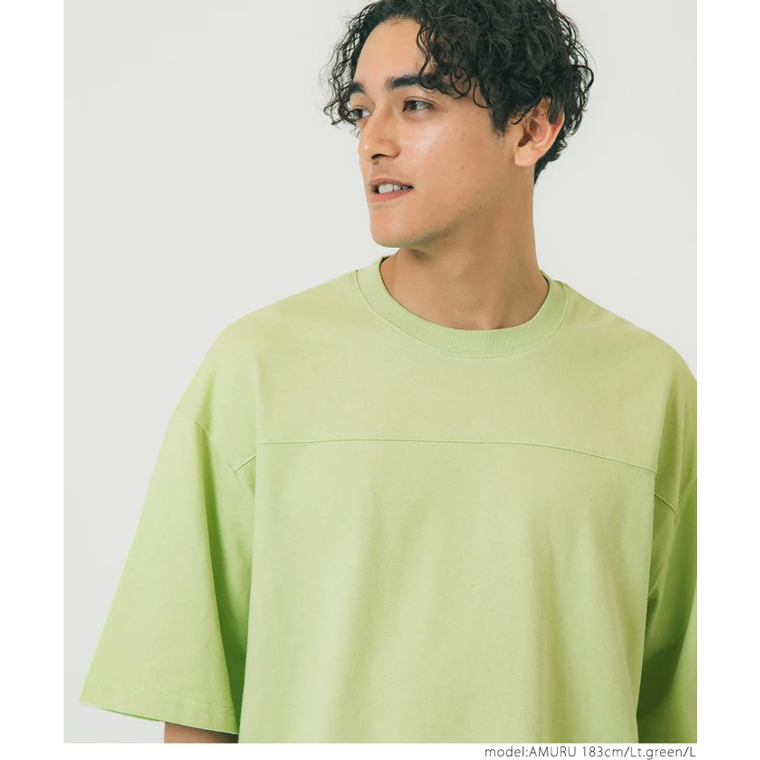 coca メンズヘビーウェイトフットボールTシャツ