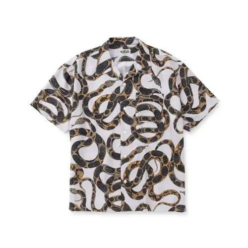 CALEE ALLOVER SNAKE PATTERN S/S SH