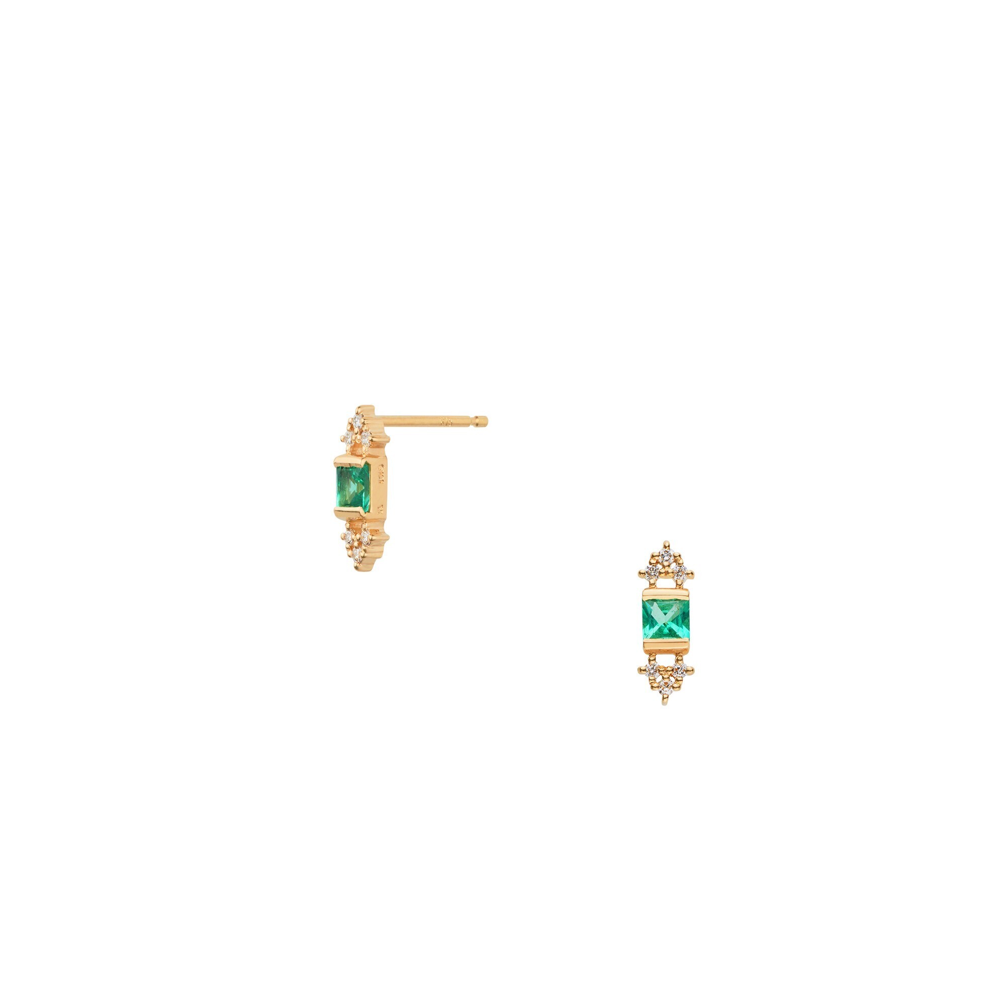 Vendome Aoyama エメラルドピアス