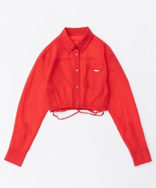 MAISON SPECIAL Sheer Short Length Shirt
