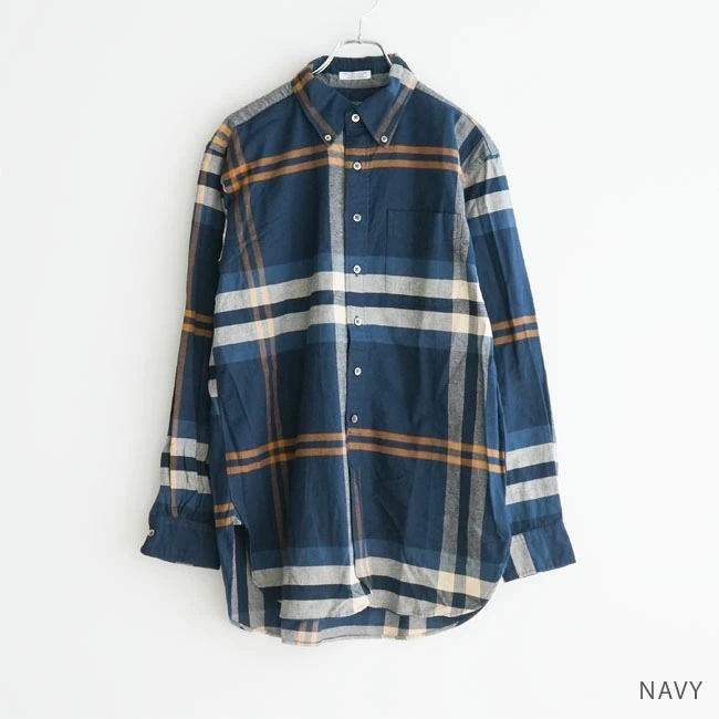 ENGINEERED GARMENTS 19C BD SHIRT - BIG PLAID FLANNEL