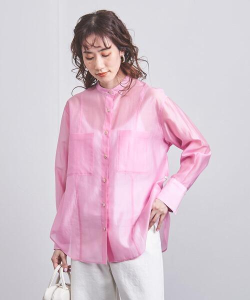 UNITED ARROWS シアー 2WAY シャツ