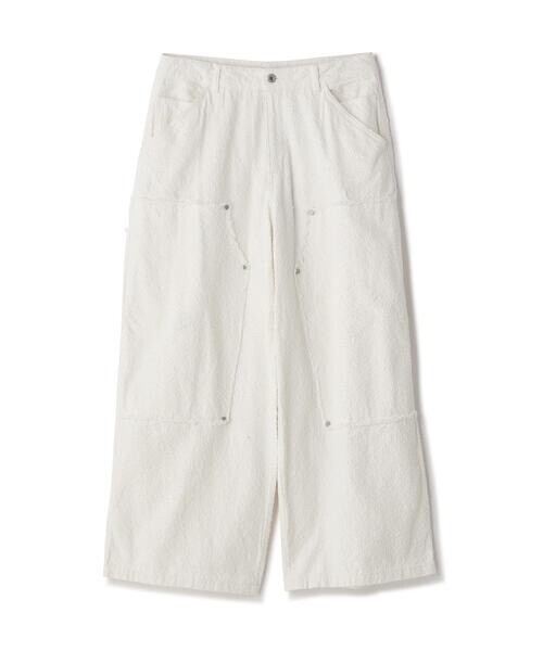 DankeSchon NEEDLEPUNCH DENIM W-KNEE PANTS