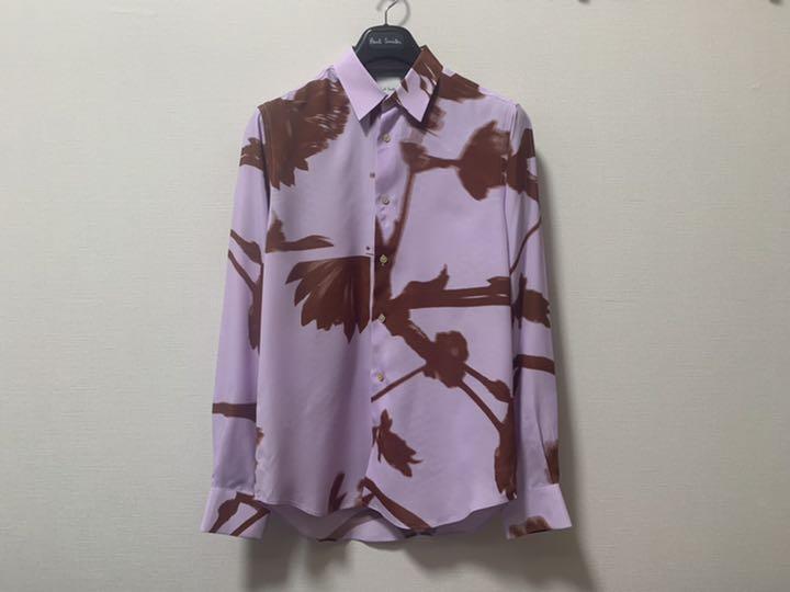 Paul Smith スクリーンフローラルプリントシャツ