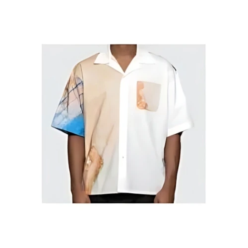 MARNI THE KISS PRINT COTTON POPLIN S/S SHIRT