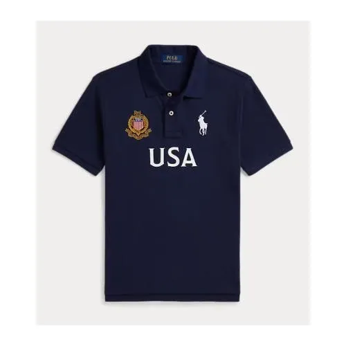 POLO RALPH LAUREN USA コットン メッシュ ポロシャツ
