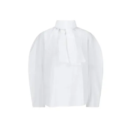 AMOMENTO cotton scarf top