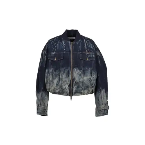 Feng Chen Wang DECONSTRUCTED GRADIENT DENIM JACKE