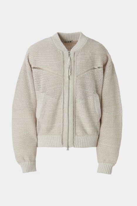 COOR SCOTCH PATCHWORK ZIP UP BLOUSON