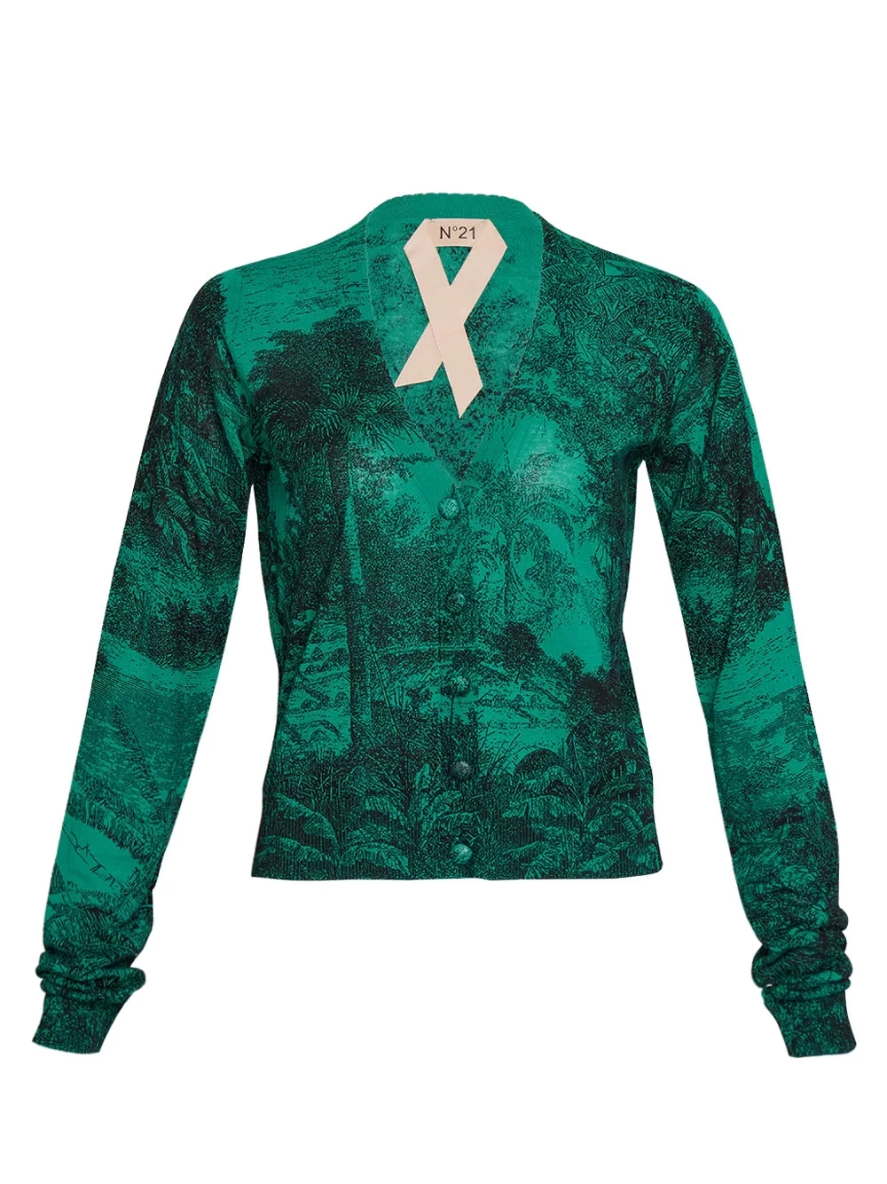 Nº21 Printed Cardigan