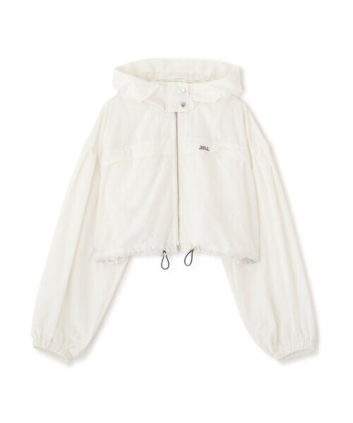 JILL by JILL STUART ロゴ入りナイロンショート丈ジャケット