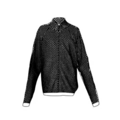 Raf Simons Check Knitted Bomber Jacket