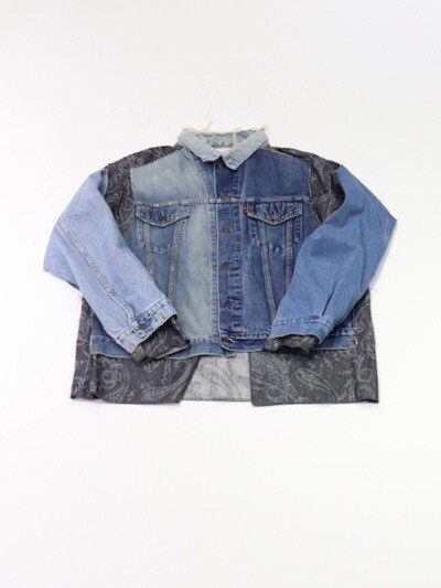 Rebuild By Needles NS297 Jean Jacket -> Covered Jacket
