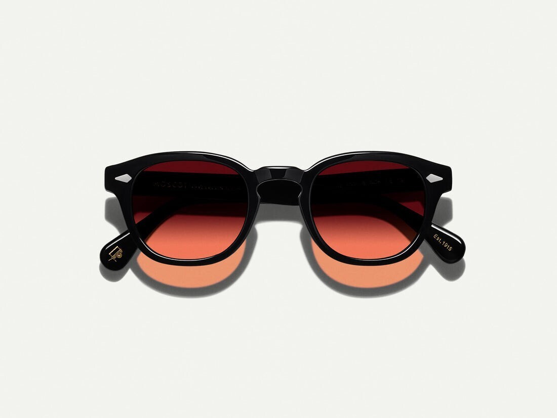 MOSCOT LEMTOSH BLACK WITH CUSTOM MADE TINTS™
