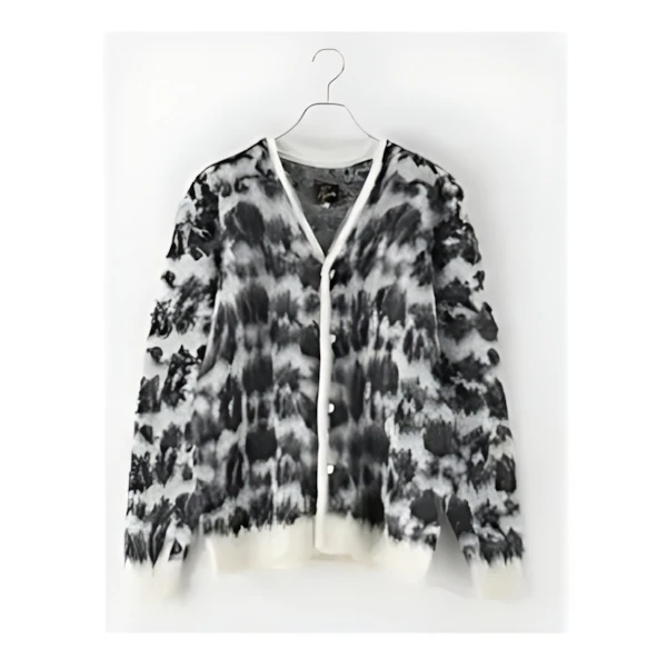 NEEDLES Mohair mix cardigan rose PU312
