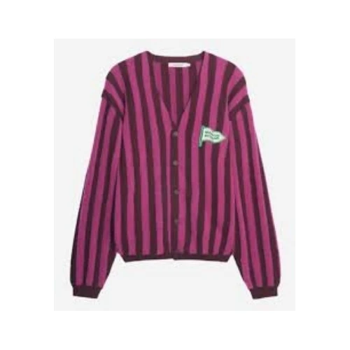 Maison Kitsune ストライプ コンフォート カーディガン