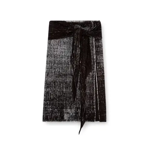DIESEL Knitted skirt with hip tie