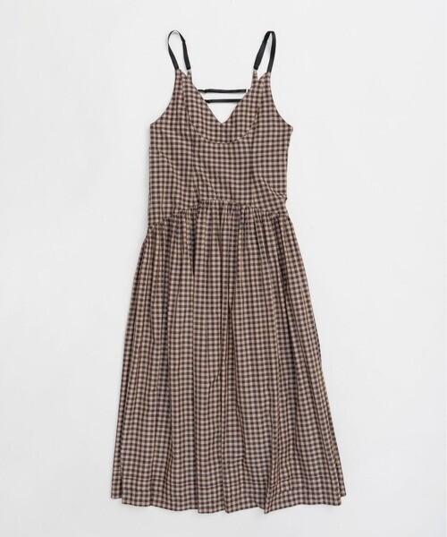 MAISON SPECIAL Tiered Volume Camisole Dress