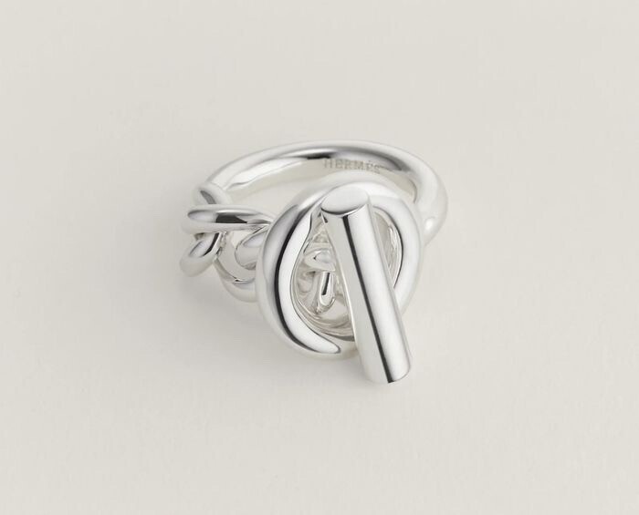 HERMES Croisette ring, large model