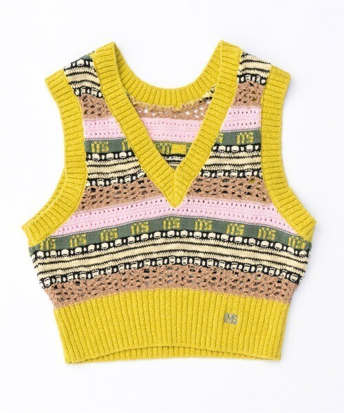 MAISON SPECIAL Multicolor Knit Vest