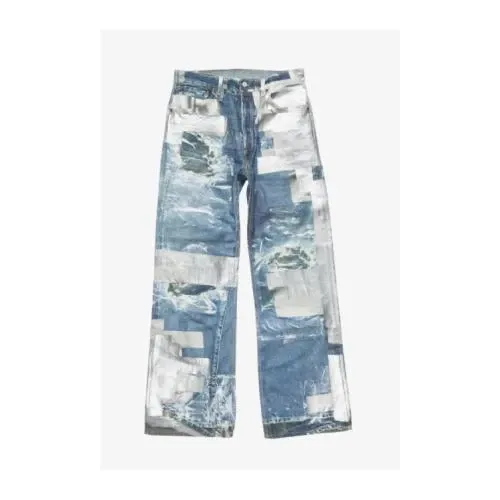 Acne Studios ダメージ パッチワーク ジーンズ