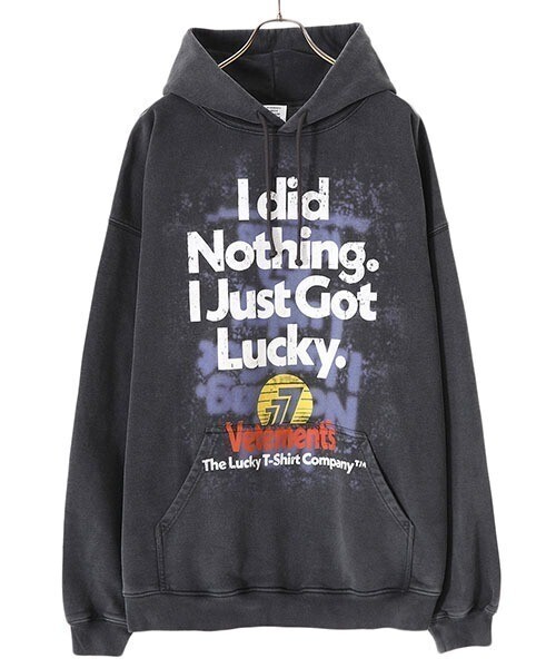 VETEMENTS I GOT LUCKY HOODIE