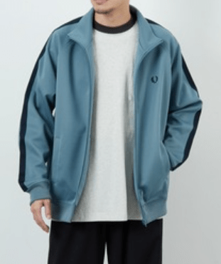 FRED PERRY 配色ライン トラックジャケット