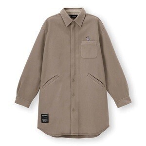 GU ニットメルトンロングシャツ(長袖)