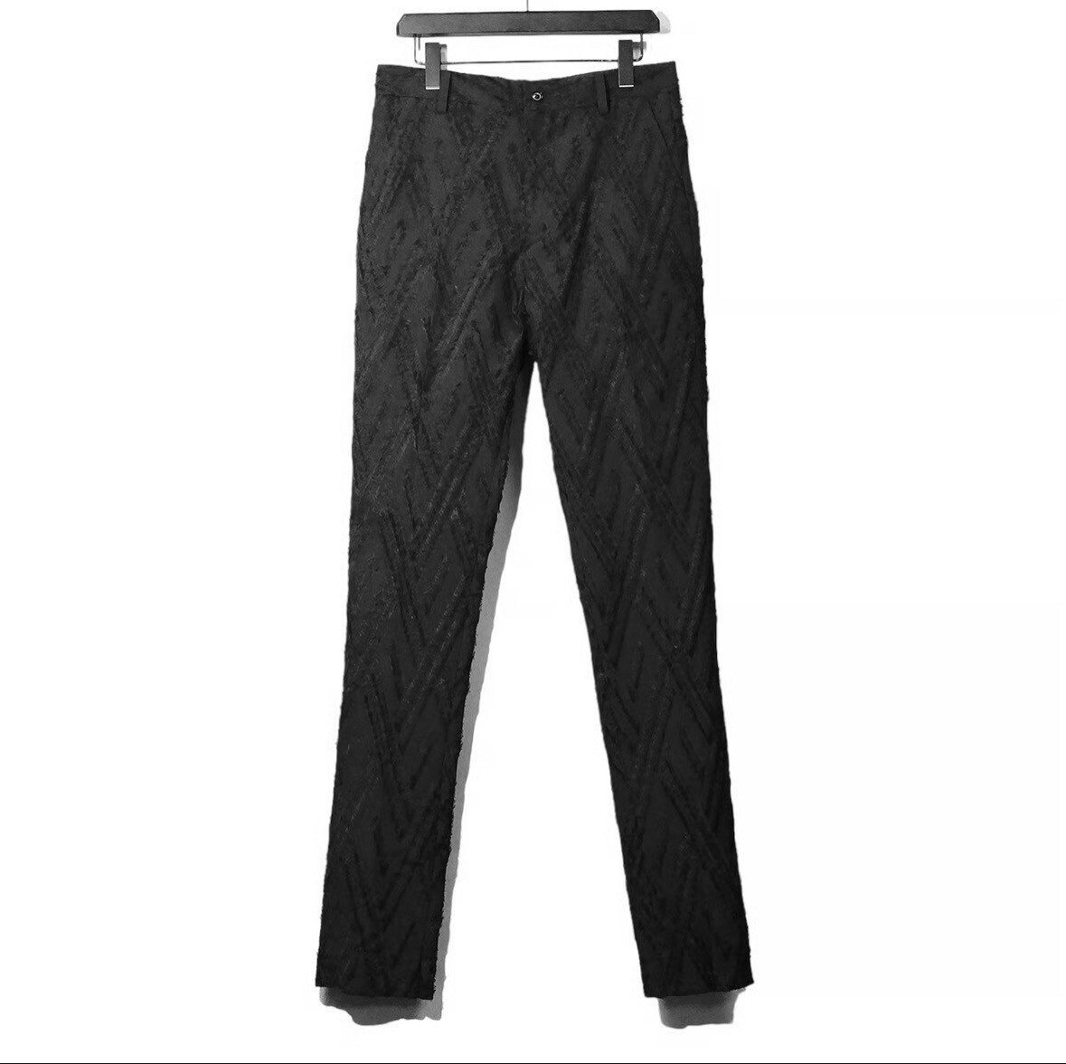 ys Yuji SUGENO Cut Jacquard Semi-Saruel Trousers