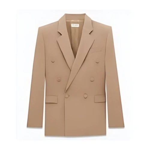 SAINT LAURENT JACKET IN SILK CREPE