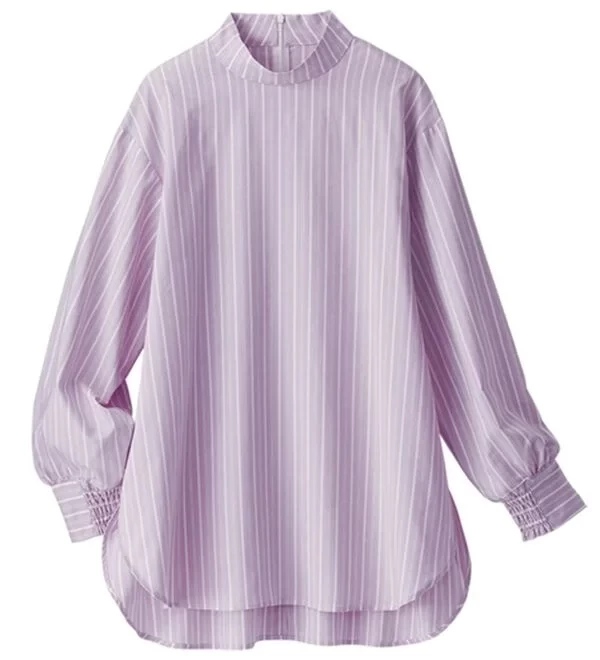 BELLUNA ＜ＳＯＬＯＴＥＸ（Ｒ）＞ストレッチハイネックブラウス