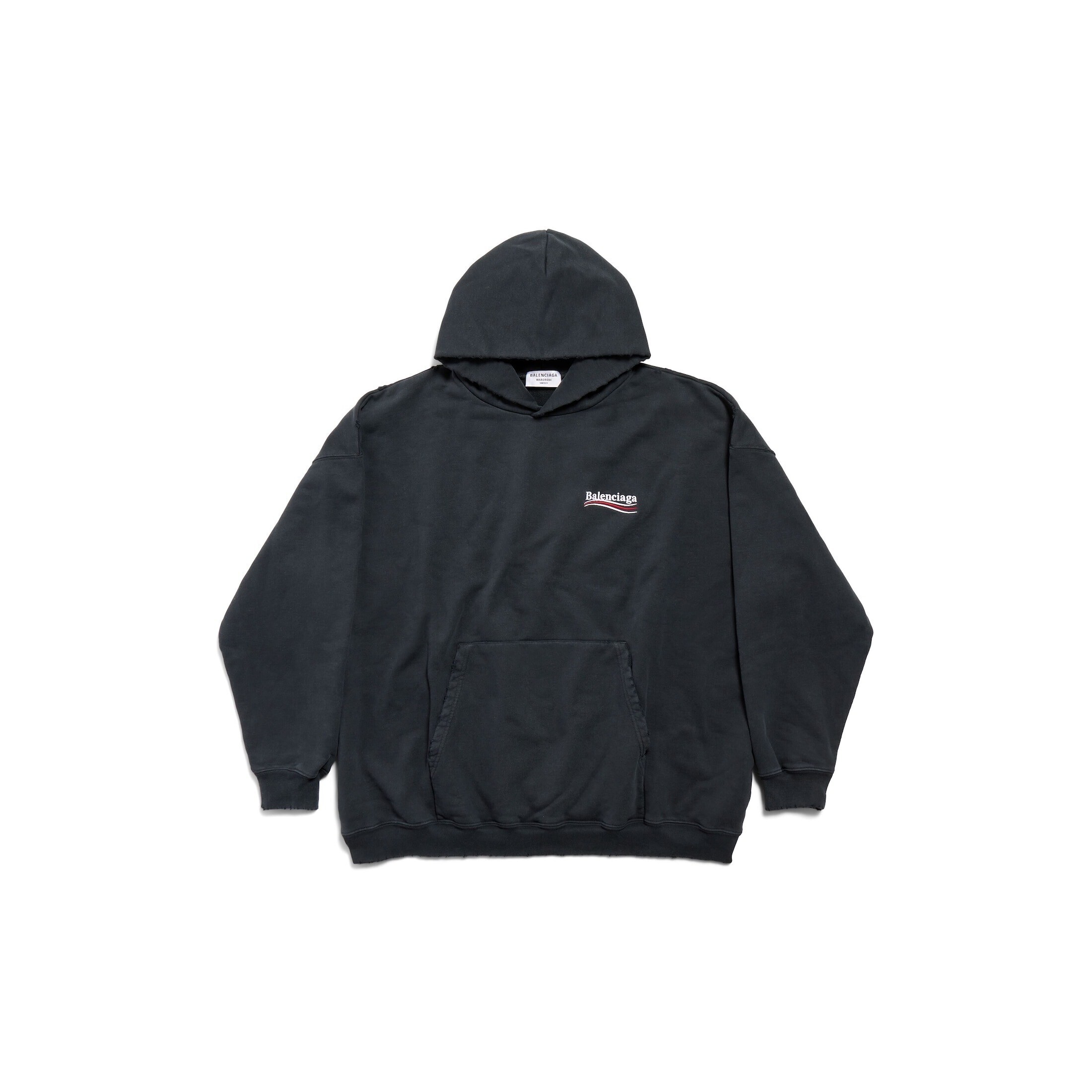 Balenciaga POLITICAL CAMPAIGN HOODIE LARGE FIT