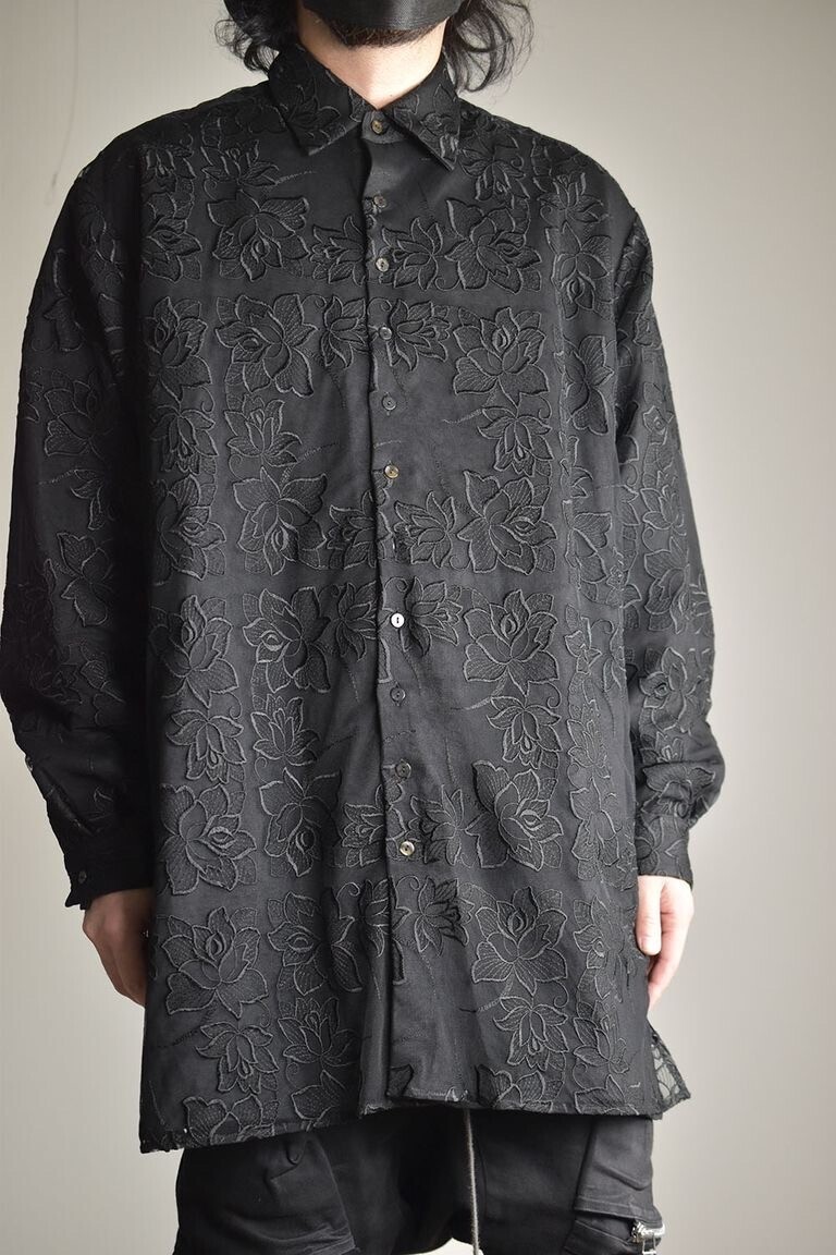 kujaku Over Size Lace Shirts