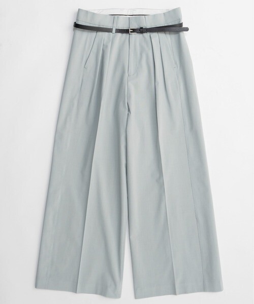 MAISON SPECIAL Color Two-Tuck Wide Pants