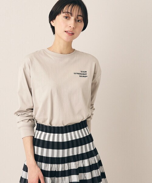 Dessin 【ユニセックス】バックプリントロングスリーブTシャツ