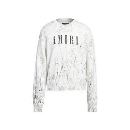 AMIRI CRACKED DYE CORE LOGO CREWNECK