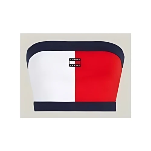 Tommy Jeans Badge Cropped Tube Top