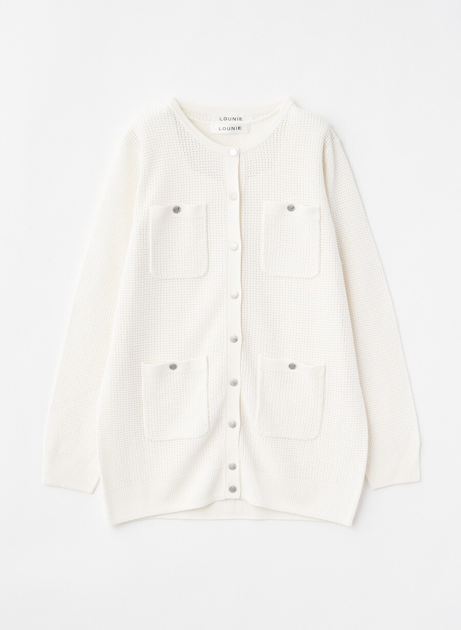 LOUNIE メッシュカーディガンアンサンブル