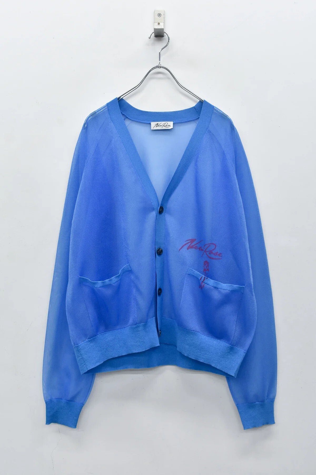 NewRose SHEER KNIT CARDIGAN / AIRBRUSH