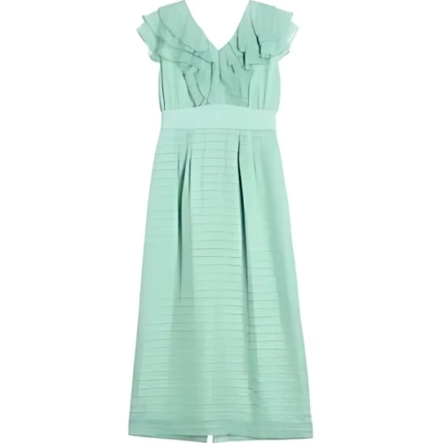 CALNAMUR PLAID FRILL OP