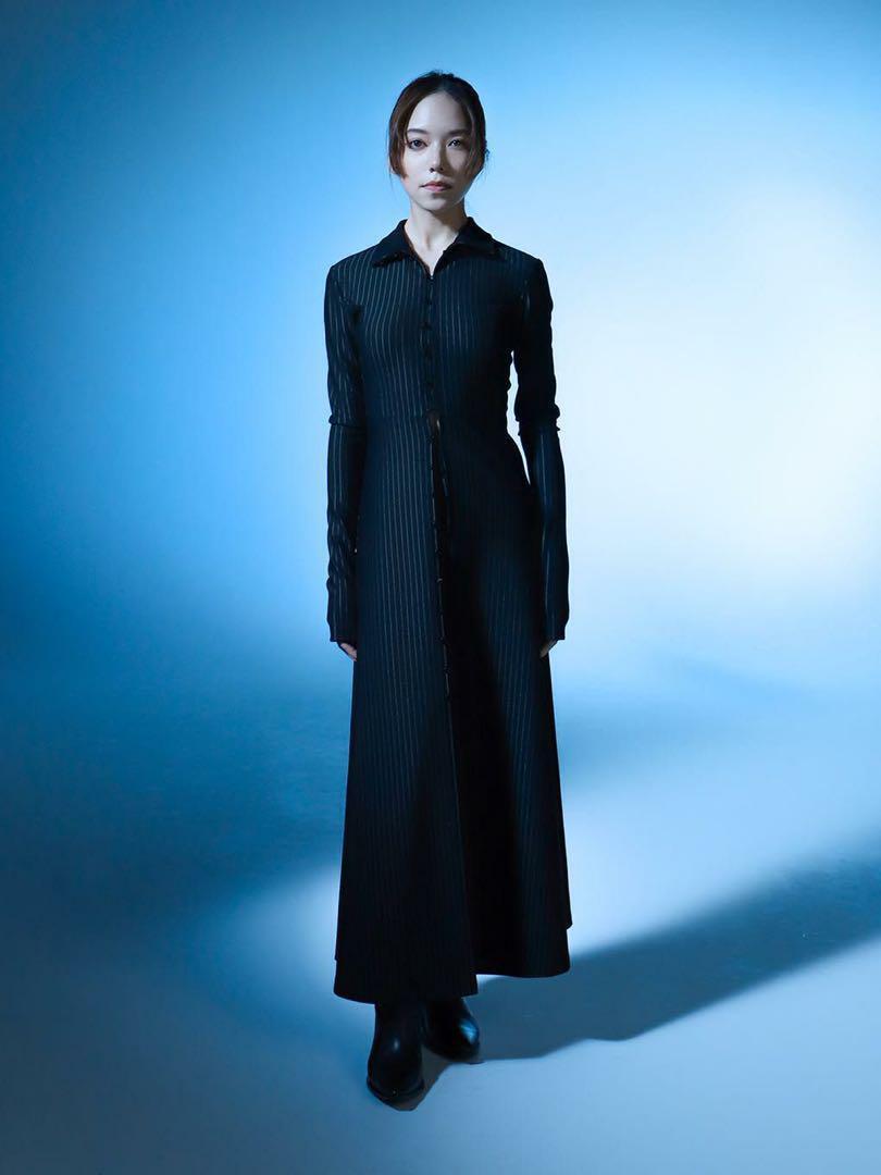 melt the lady layer skinny long dress
