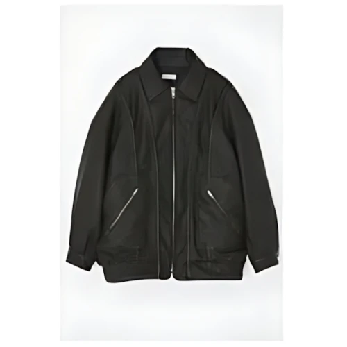 LAGUA GEM フェイクレザーヴィンテージジャケット