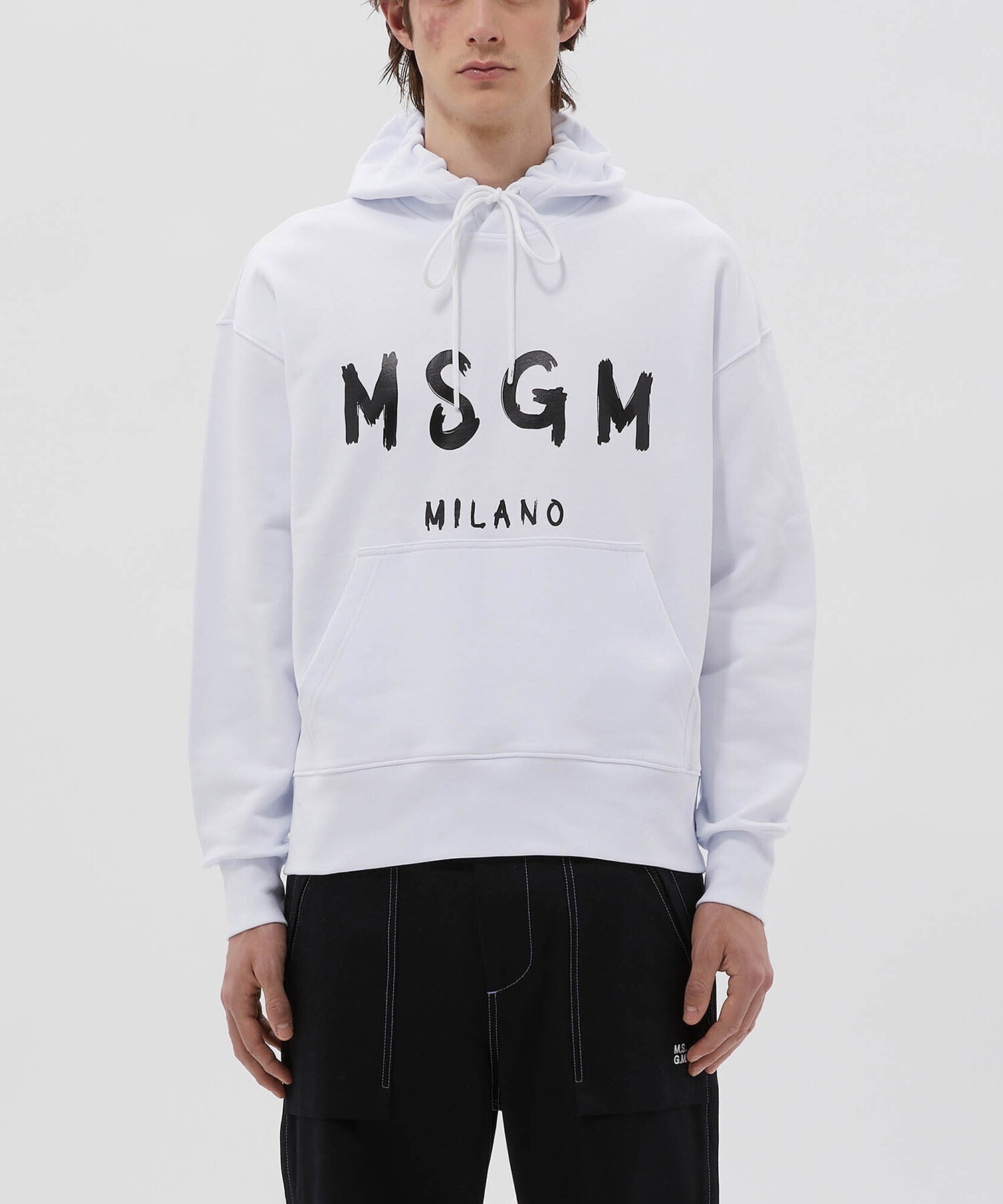 MSGM ブラッシュロゴ パーカー【Basic Color】