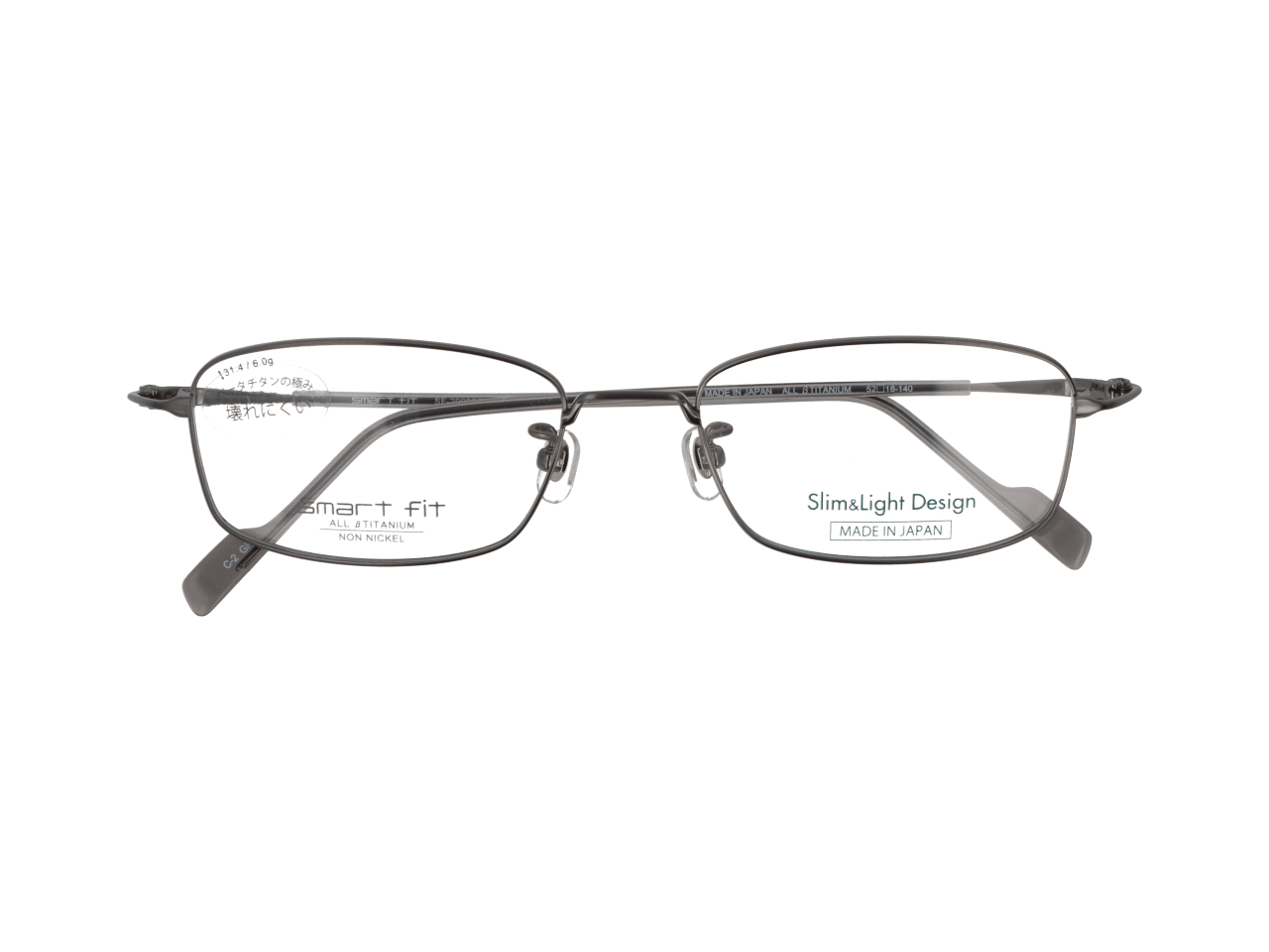 メガネのアイガン smart fit Slim&Light Design SF-2002S&L Col.2【グレー】