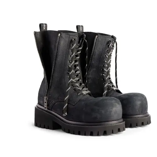 Balenciaga Stomper Zipped Bootie