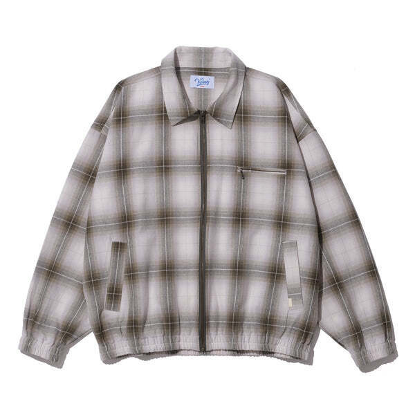 KENZO OMBRE CHECK SHIRT JACKET