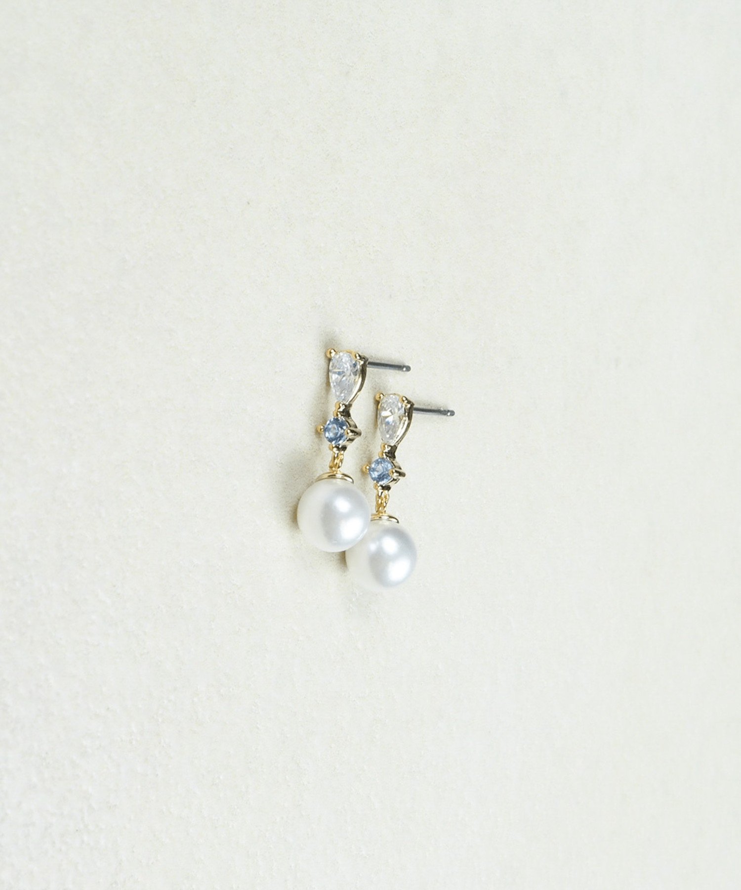 VATSURICA 【t-1353P⑤】カラーキュービックジルコニアピアス2