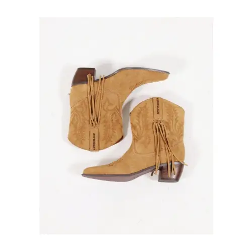AMBERGLEAM Tassel Western Short Boots